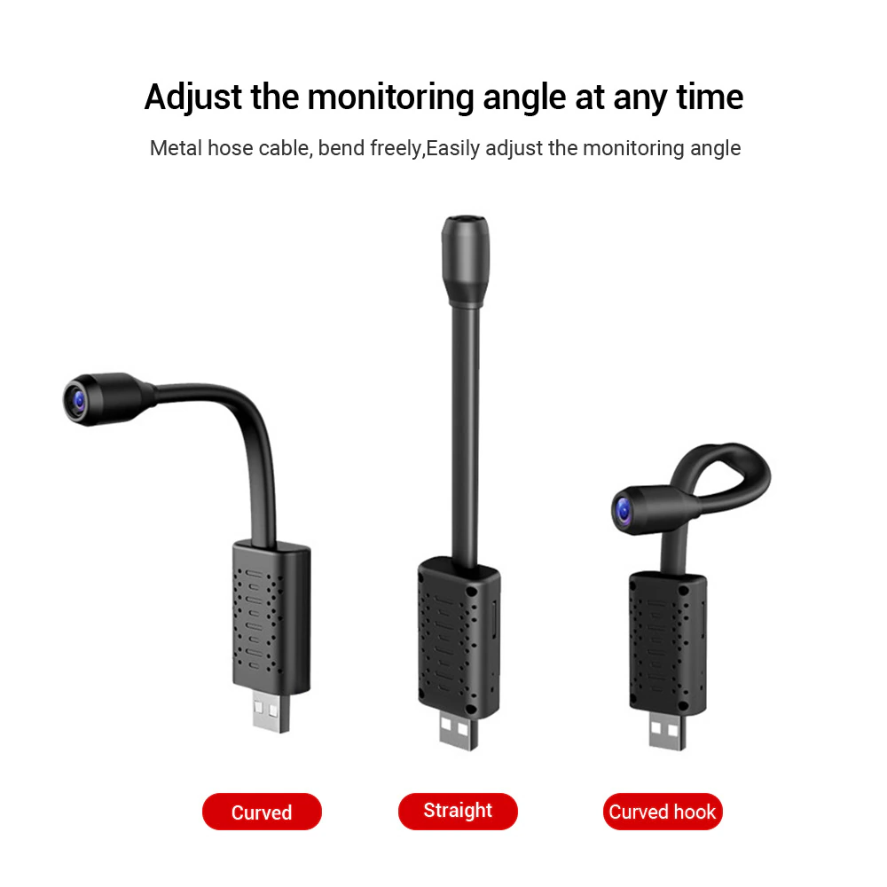 Mini Discreet WiFi Security Camera – Night Vision HD 1080P