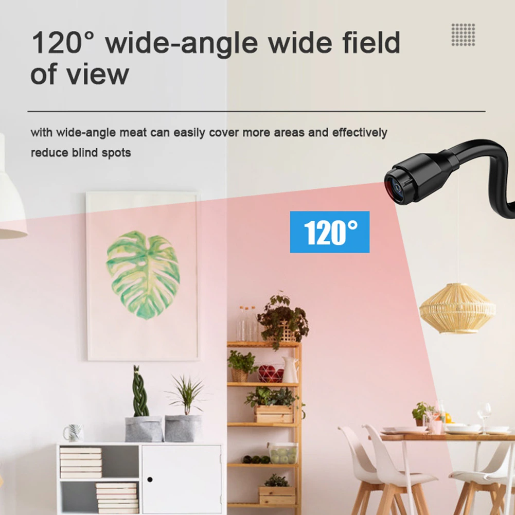 Mini Discreet WiFi Security Camera – Night Vision HD 1080P