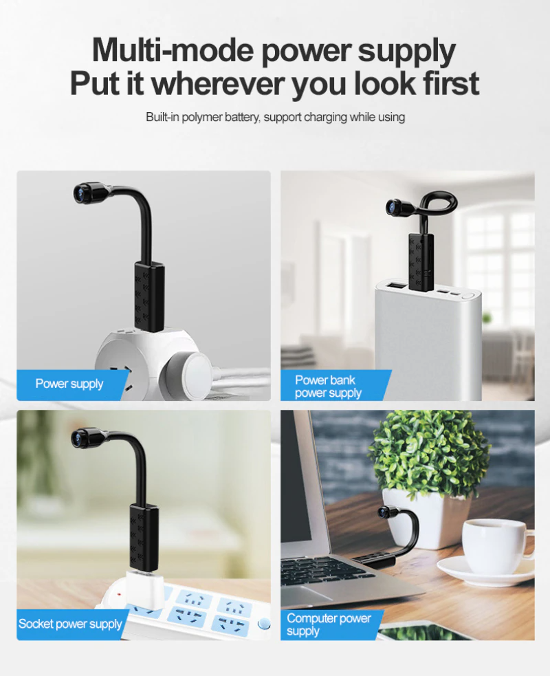 Mini Discreet WiFi Security Camera – Night Vision HD 1080P