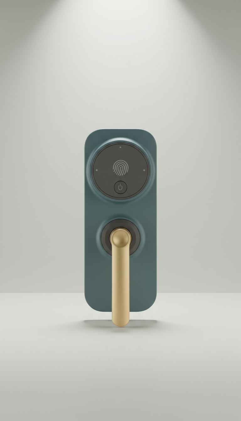 Smart Door Lock with Silent Auto-Latch