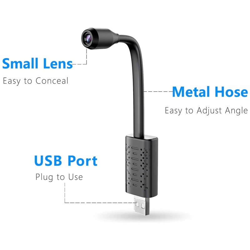 Mini Discreet WiFi Security Camera – Night Vision HD 1080P