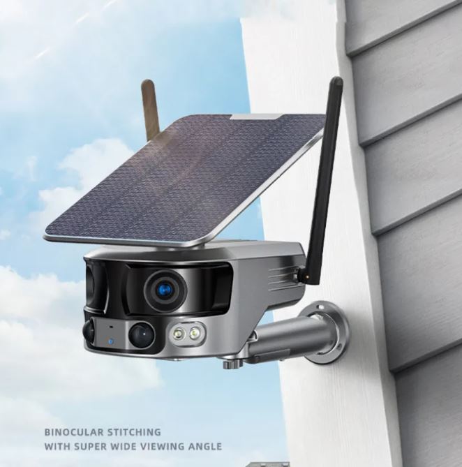 Solar Security Camera with 4G/WiFi Remote Monitoring