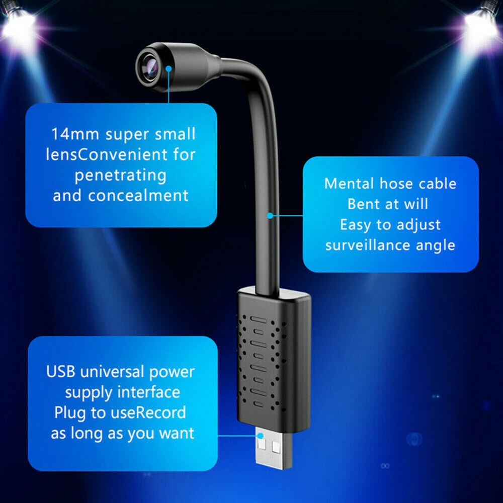Mini Discreet WiFi Security Camera – Night Vision HD 1080P